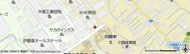 千葉県野田市中里143周辺の地図