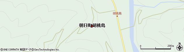 岐阜県高山市朝日町胡桃島周辺の地図