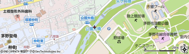 公園大橋周辺の地図