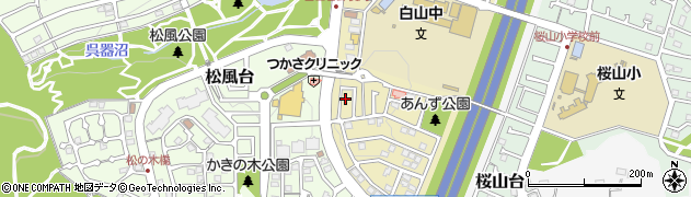 埼玉県東松山市白山台22周辺の地図