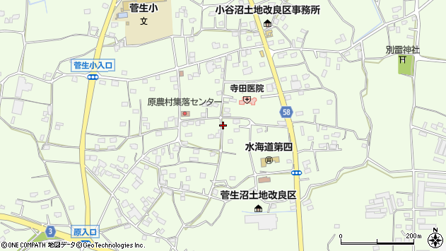〒303-0044 茨城県常総市菅生町の地図