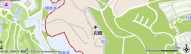 埼玉県東松山市岩殿194周辺の地図