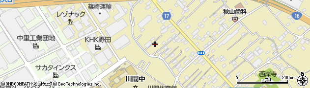 千葉県野田市中里376周辺の地図
