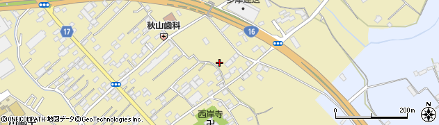 千葉県野田市中里741周辺の地図