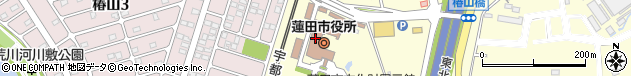 埼玉県蓮田市周辺の地図