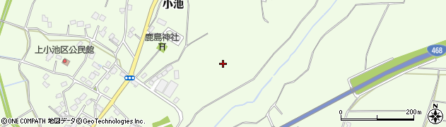 茨城県阿見町（稲敷郡）小池周辺の地図
