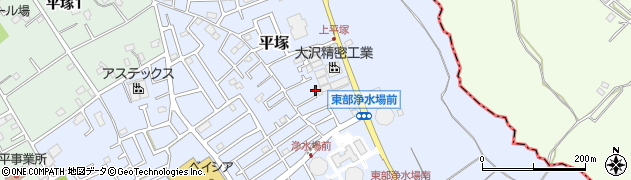 株式会社丸中給食センター　上尾店周辺の地図