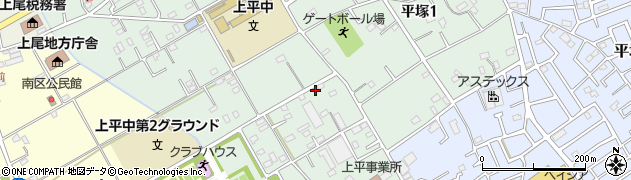 埼玉県上尾市菅谷86周辺の地図