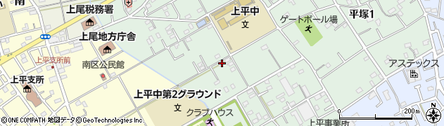 埼玉県上尾市菅谷110周辺の地図