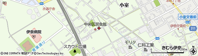埼玉県伊奈町（北足立郡）小室周辺の地図