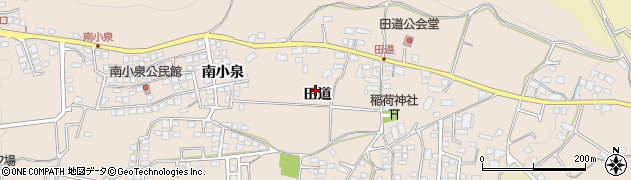 長野県茅野市玉川田道周辺の地図