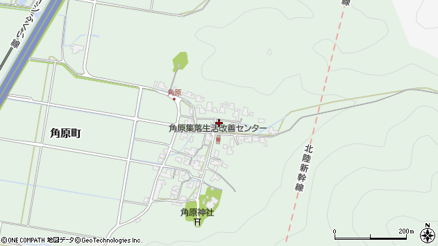〒918-8162 福井県福井市角原町の地図