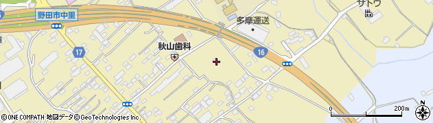 千葉県野田市中里733周辺の地図