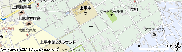 埼玉県上尾市菅谷116周辺の地図