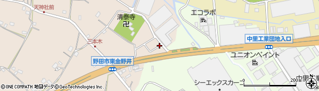 東金野井第二公園周辺の地図