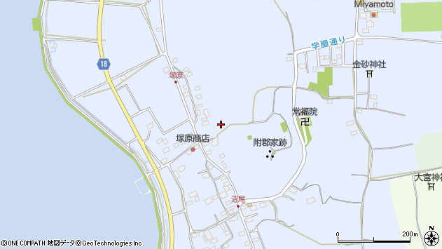 〒314-0041 茨城県鹿嶋市沼尾の地図