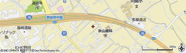 千葉県野田市中里579周辺の地図