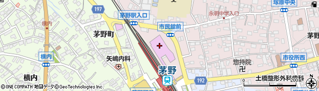 茅野市民館　コンサートホール周辺の地図