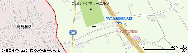 茨城県牛久市猪子町940周辺の地図