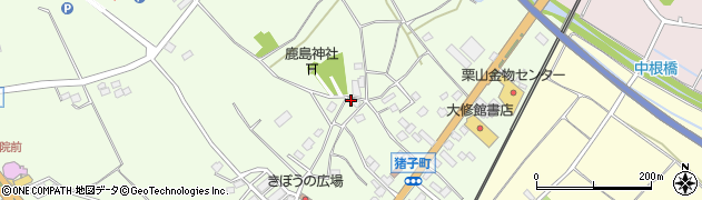 茨城県牛久市猪子町760周辺の地図