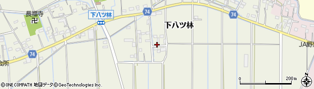 埼玉県川島町（比企郡）下八ツ林周辺の地図