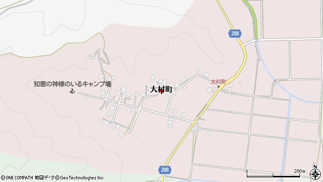 〒919-0316 福井県福井市大村町の地図