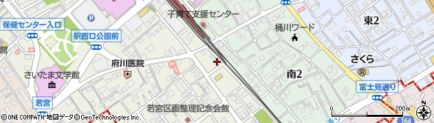 ニッポンレンタカー桶川駅前営業所周辺の地図