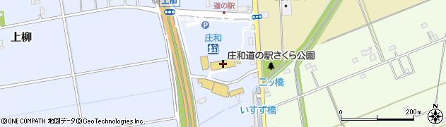 道の駅「庄和」周辺の地図