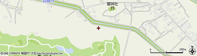 茨城県稲敷市鳩崎周辺の地図