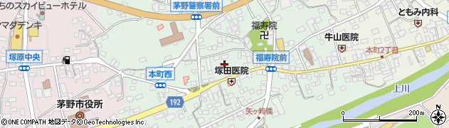 長野県茅野市本町西周辺の地図