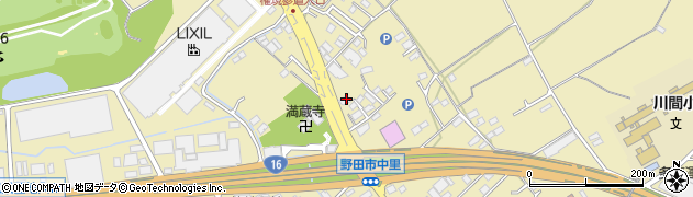 千葉県野田市中里631周辺の地図