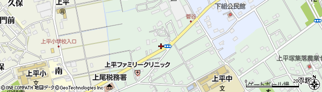 埼玉県上尾市菅谷周辺の地図