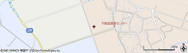 福井県大野市不動堂周辺の地図