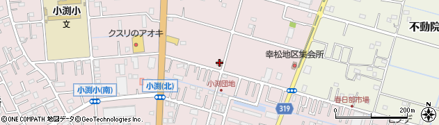 春日部小渕郵便局 ＡＴＭ周辺の地図