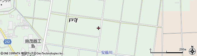 埼玉県川島町（比企郡）戸守周辺の地図