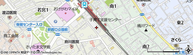串焼亭ねぎ　桶川店周辺の地図