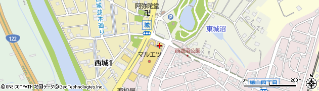 ドラッグセイムス蓮田店周辺の地図