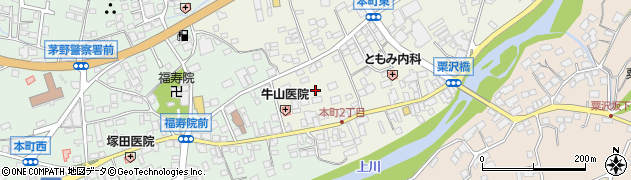 長野県茅野市本町東1周辺の地図