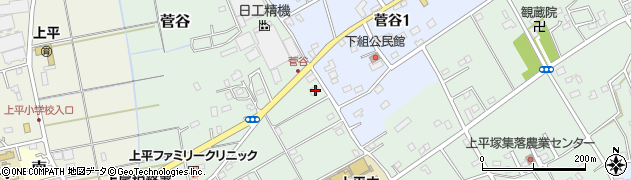 埼玉県上尾市菅谷241周辺の地図