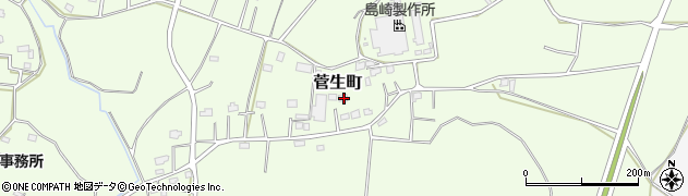 茨城県常総市菅生町2787周辺の地図