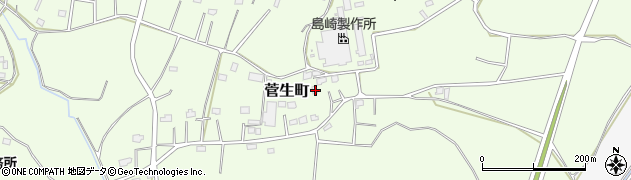 茨城県常総市菅生町2791周辺の地図