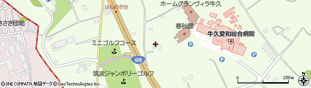 茨城県牛久市猪子町935周辺の地図