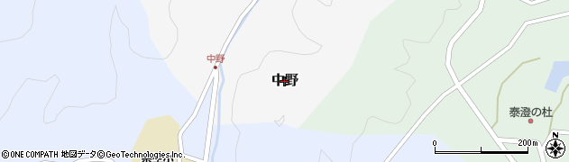福井県越前町（丹生郡）中野周辺の地図