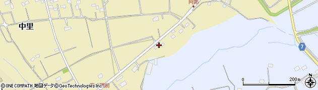 千葉県野田市中里1405周辺の地図