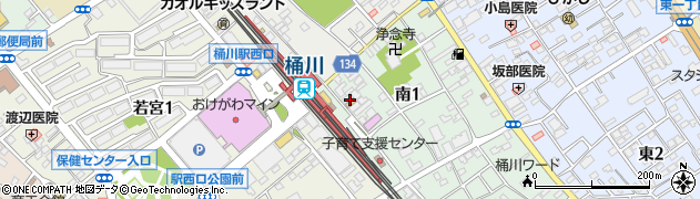 鳥貴族 桶川店周辺の地図