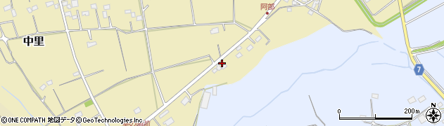 千葉県野田市中里1406周辺の地図