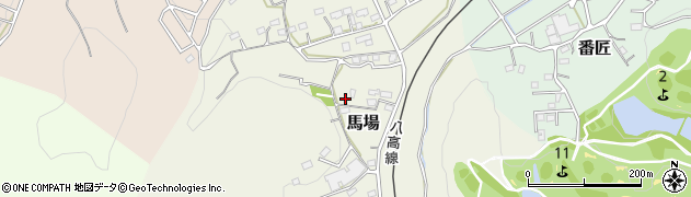 埼玉県比企郡ときがわ町馬場306周辺の地図