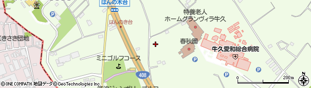 茨城県牛久市猪子町939周辺の地図