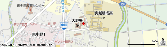 福井県奥越合同庁舎奥越農林総合事務所　企画振興室周辺の地図