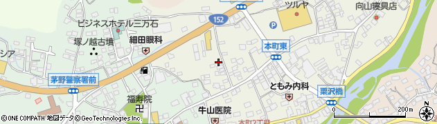 長野県茅野市本町東5周辺の地図